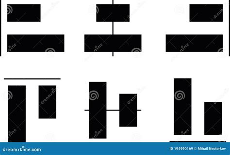 Alignment Icons Stock Vector Illustration Of Objects