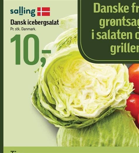 Dansk Icebergsalat Tilbud Hos F Tex