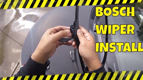 How To Install Bosch Wiper Blades Quick Easy Way YouTube