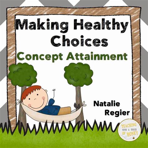Classroom Freebies Too: FREEBIE! Making Healthy Choices Concept Attainment Lesson