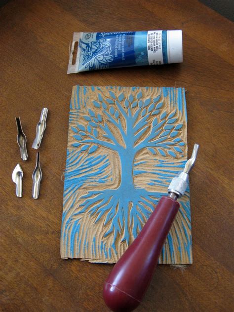 Fun With Lino Carving Dont Sew Angry