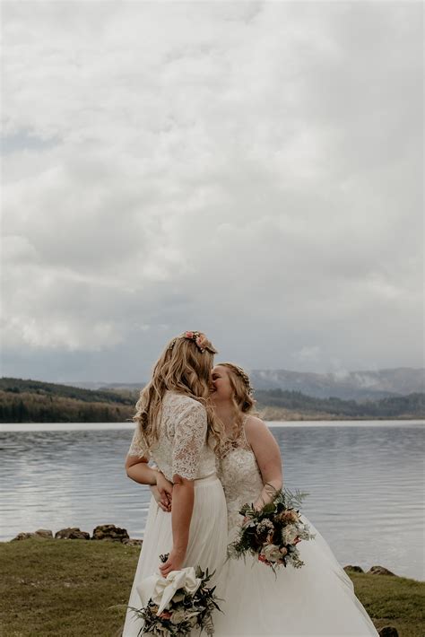 A Beautiful Romantic Lesbian Wedding In Scotland Love My Dress® Uk
