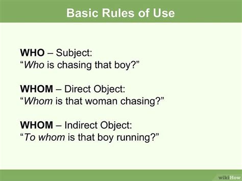 How To Use Who And Whom Steps With Pictures Teaching English