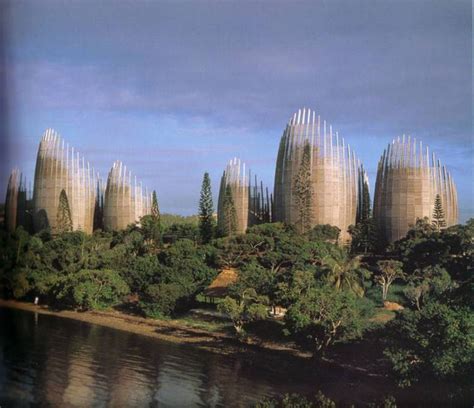 Courtesy of renzo piano building workshop, flickr user fourrure, flickr user xyotiogyo, flickr user. Jean-Marie Tjibaou Cultural Center | Architectuul