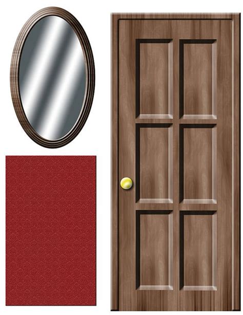 Digital Download Dollhouse Decals Wooden Door And By Printatoy
