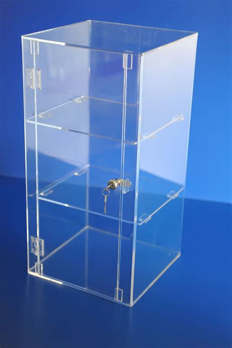 Lockable Display Cabinet 600 X 300 X 300 Plasticraft Displays