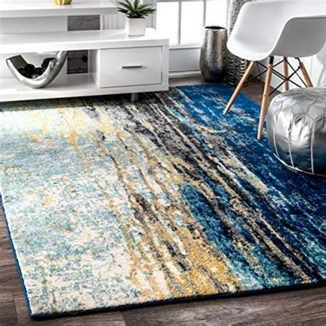 Nuloom Traditional Waterfall Vintage Abstract Area Rug 6 7 X 9