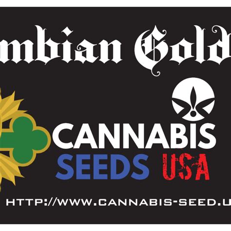 1 833 Seed Usa Colombian Gold 100 Pack Leafly