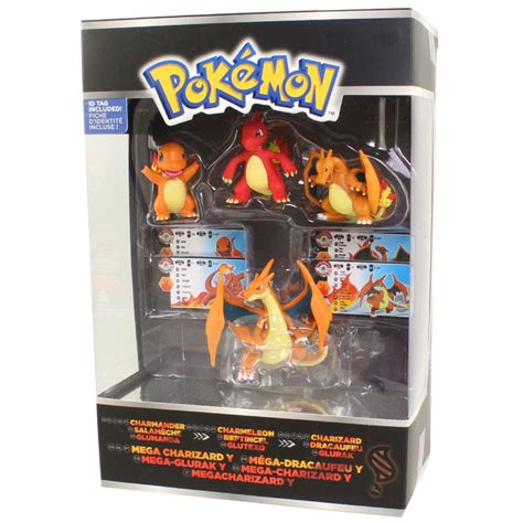 Pokemon Tomy Trainers Choice Figures 4 Pack Mega Charizard Y With