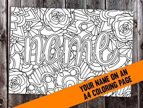 Name Coloring Pages Pictures Whitesbelfast