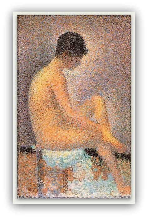 painting  small touches georges seurat capture  light  draw emotions meeting benches