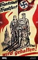 Ein WW2 Nazi Propaganda Poster Förderung deutscher Zivilisten während ...