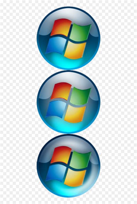 Windows 7 Start Icon Transparent And Png Clipart Free Windows 7 Start