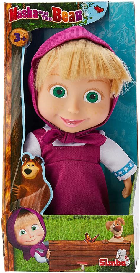 Masha And The Bear 109306372 Soft Bodied Doll 23cm Well Made Ts