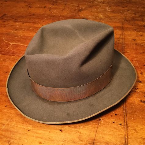 Vintage Fedora Hat By Scott Limited Of New York 1950s Size 7 18