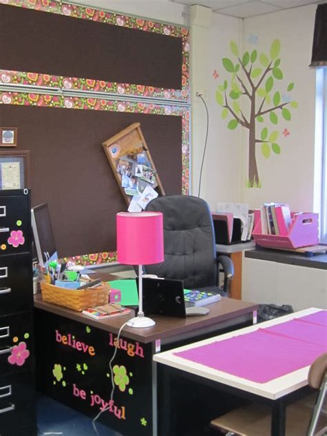 Classroom Decor Teacher S Desk Classroom Decor Classroom Desk Teacher Desk