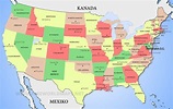 Karte der Vereinigte Staaten - Freeworldmaps.net