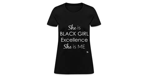 Empowering Black Girls Tees By Lahart Black Womens She Is Black Girl