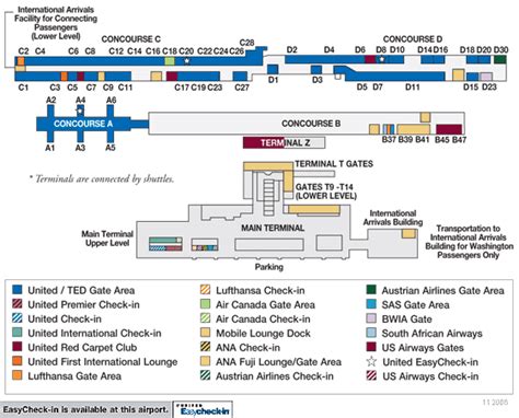 26 Dulles Airport Terminal Map Map Online Source
