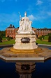 Palacio Y Reina Victoria Statue De Kensington Foto de archivo - Imagen ...