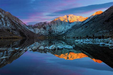 Eastern Sierra Convict Lake Sunrise Photograph By Hoa Pham Fine Art