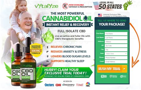 One can without a doubt get liberated from a wide range of. Vytalyze CBD Oil Reviews, Price, Official Site, Where To Buy?