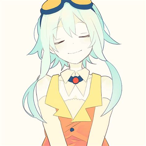 Anime Anime Girl Vocaloid Megpoid Gumi Short Green Hair Goggles