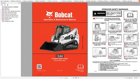 Bobcat Compact Track Loader T590 Operating And Maintenance Manuals Auto
