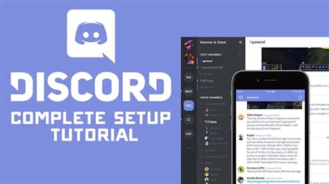 Complete Discord Voice Chat And Server Setup Tutorial Youtube