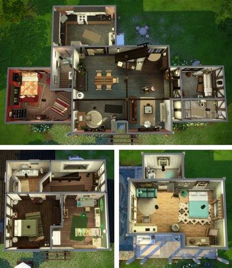Un Sims Au Bout Du Fil Sims 4 House Design Sims House Sims 4 Houses