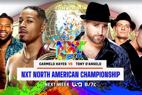 Nxt North American Championship Match And More Scheduled For 621 Nxt