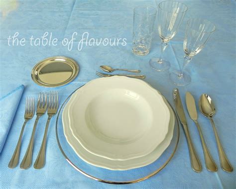 The Table Of Flavours 5 Basic Rules For The Formal Table Setting
