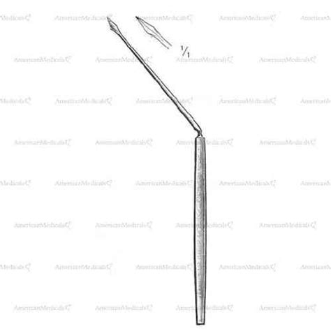 Politzer Paracentesis Needle Angled 165 Cm 6 12