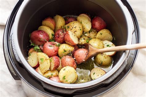 7 Minutes Instant Pot Garlic Brown Butter Potatoes Recipe Instant