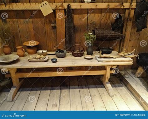 Old Viking Settlement Kitchen North Norway 118278074 