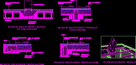 Vigueta Y Bovedilla En AutoCAD Librería CAD