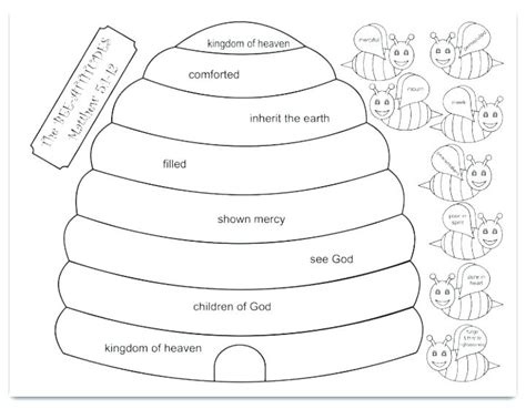 Beatitudes Coloring Pages At Free Printable