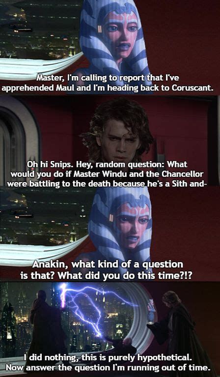 Not A Great Time To Call Ahsoka Prequelmemes Star