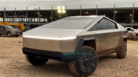 Tesla Cybertruck Spotted Before Upcoming Production In Texas Techno