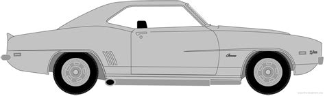 Chevrolet Camaro Z28 1969 Chevrolet Drawings Dimensions