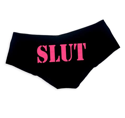 Slut Panties Sexy Funny Slutty Naughty Panties Booty Bachelorette Party