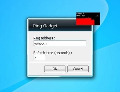 Your home router has a single ip address. Ping Gadget - Windows 7 Desktop Gadget