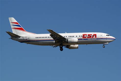 Csa Czech Airlines Boeing 737 45s Ok Dgm Frankfurt Am Ma Flickr