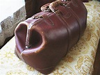 Vintage Leather Sachel Bag Luggage REDUCED by rubyfloy on Etsy, $38.00 ...
