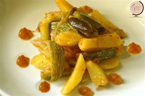 Orietta S Recipes Zucchine Patate E Melanzane Al Pomodoro