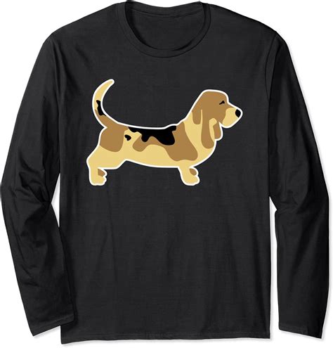 Basset Hound Long Sleeve T Shirt Clothing Shoes And Jewelry