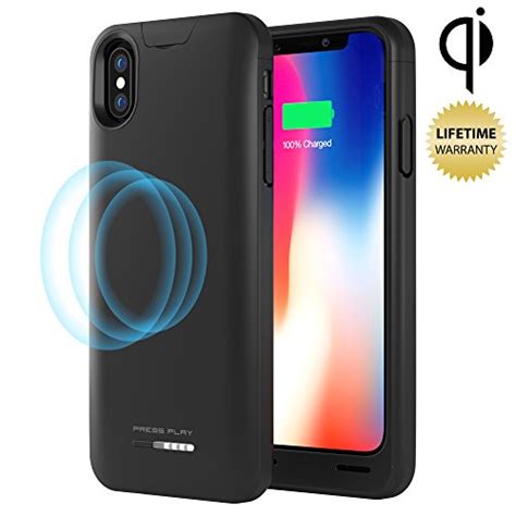 Iphone X Battery Case With Qi Wireless Charging Iphone X Power Bank