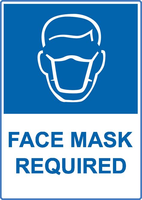 Face Mask Required Sign Zing Green Products