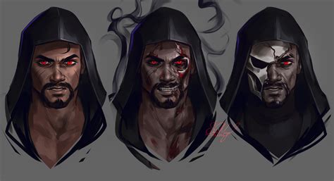 Artstation Reaper Unmasked Concept