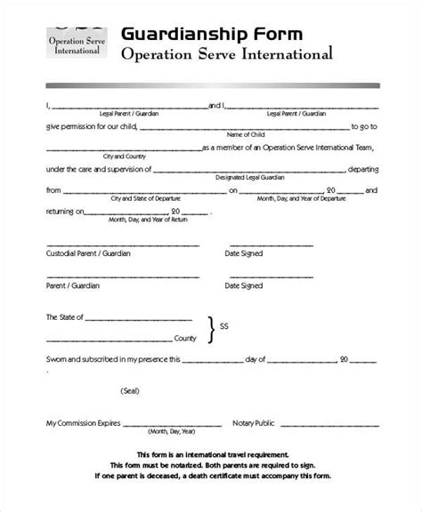 Free Printable Legal Guardianship Forms Affordable Legal Advice Easy